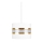 Luster na sajli LIND 1xE27/60W/230V beli