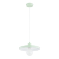 Luster na sajli LITO 1xE27/15W/230V mint boje