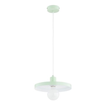 Luster na sajli LITO 1xE27/15W/230V mint boje