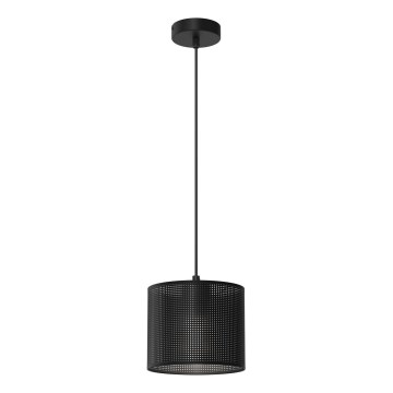 Luster na sajli LOFT SHADE 1xE27/60W/230V prečnik 18 cm crn