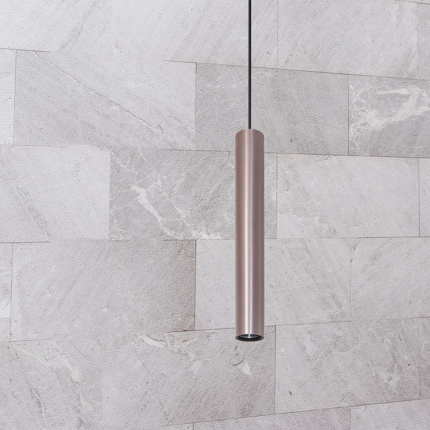Luster na sajli LUNGOMARE 1xGU10/10W/230V matni hrom