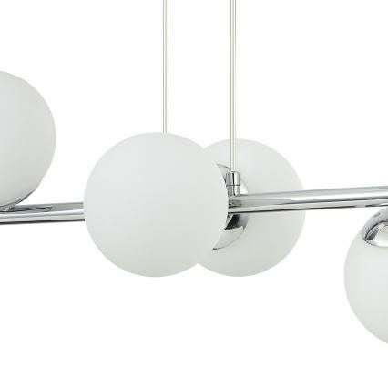 Luster na sajli MADDIE 6xE14/5W/230V sjajni hrom