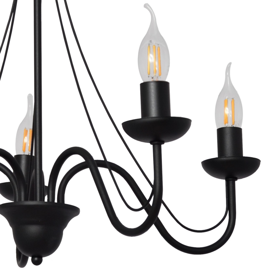 Luster na sajli MALBO II 5xE14/10W/230V