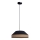 Luster na sajli MANISO 1xE27/60W/230V prečnik 45 cm crna/bež