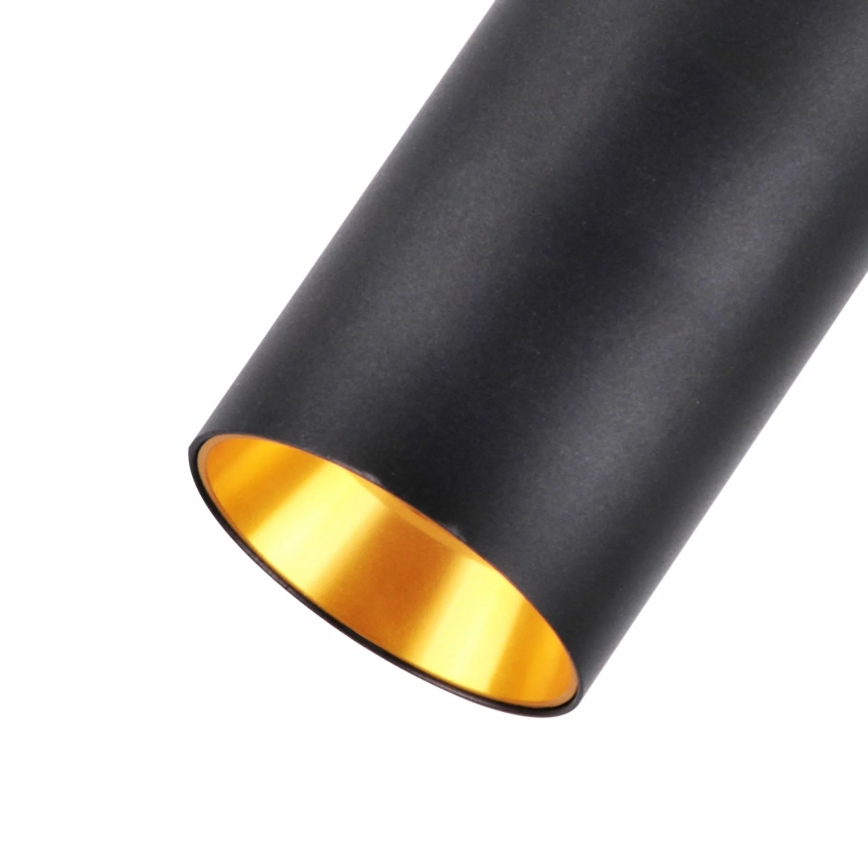 Luster na sajli MARIBEL 4xGU10/10W/230V, crne boje