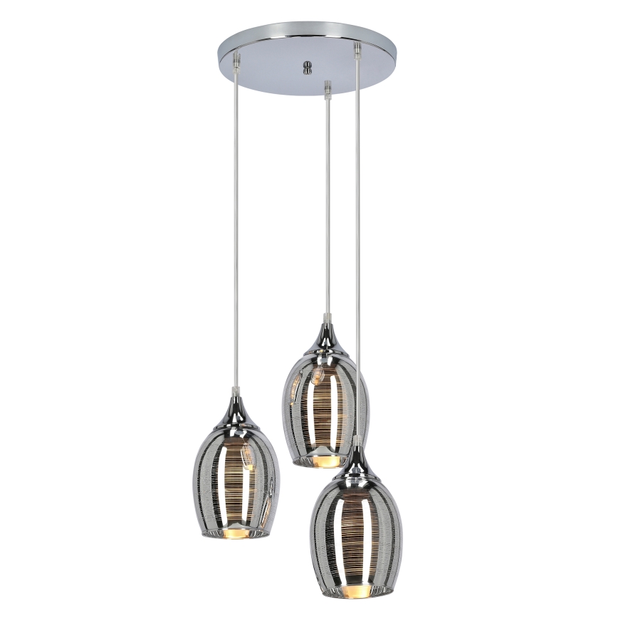 Luster na sajli MARINA 3xE27/60W/230V
