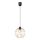 Luster na sajli MATT 1xE27/60W/230V crni/zlatni