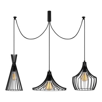 Luster na sajli MEZOPOTAMYA 3xE27/40W/230V u obliku pauka