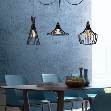 Luster na sajli MEZOPOTAMYA 3xE27/40W/230V u obliku pauka