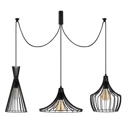 Luster na sajli MEZOPOTAMYA 3xE27/40W/230V u obliku pauka