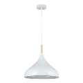 Luster na sajli MIKO 1xE27/60W/230V prečnik 32 cm beo
