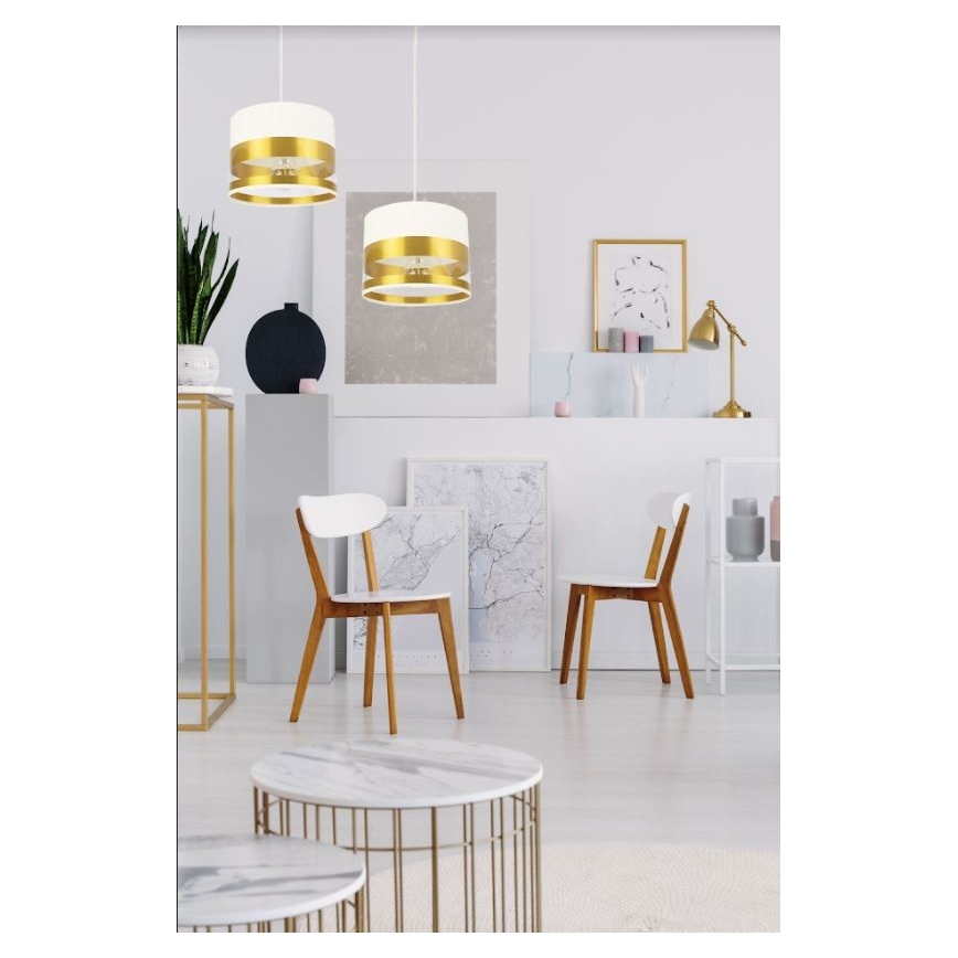 Luster na sajli MILO 2xE27/60W/230V zlatna