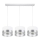 Luster na sajli MILO 3xE27/60W/230V srebrne boje
