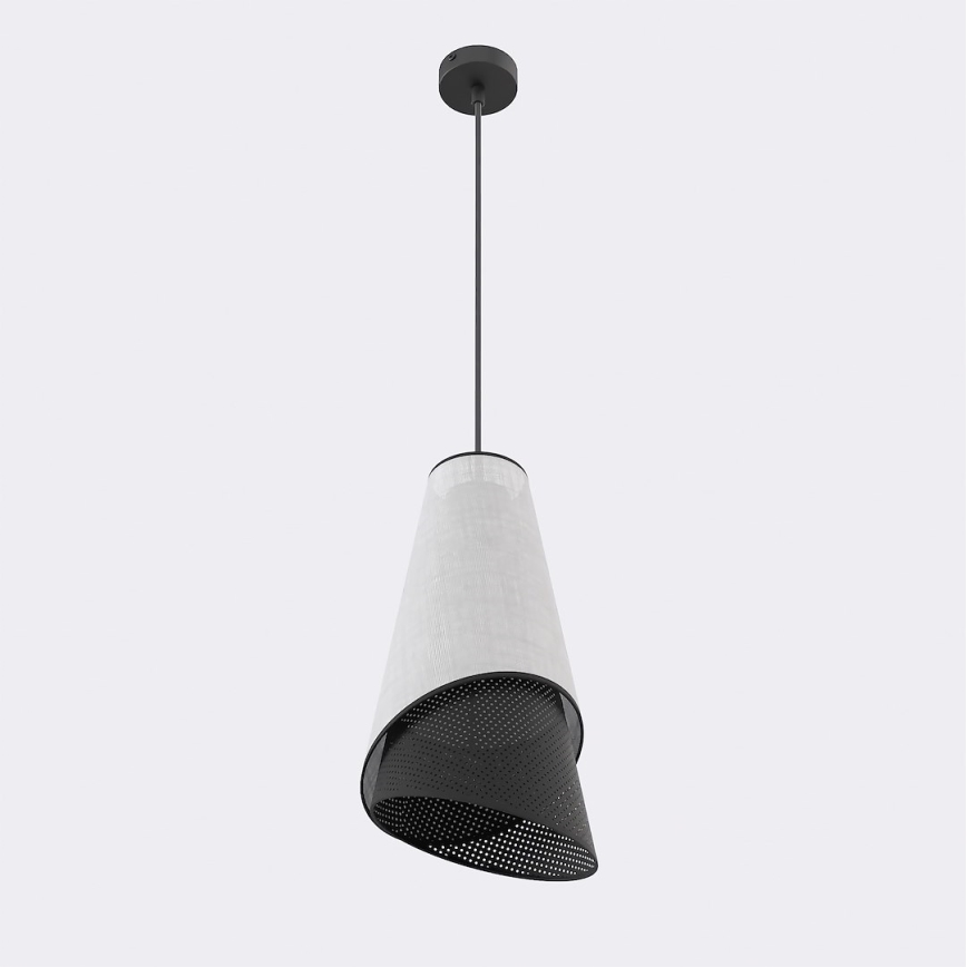 Luster na sajli MODA 1xE27/15W/230V siva/crna
