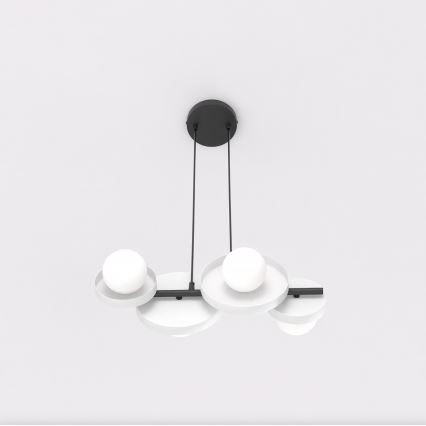 Luster na sajli MODEL 4xG9/8W/230V bela