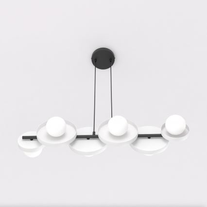 Luster na sajli MODEL 6xG9/8W/230V bela