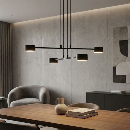 Luster na sajli MODUS 4xGX53/10W/230V, crne boje