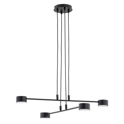 Luster na sajli MODUS 4xGX53/10W/230V, crne boje
