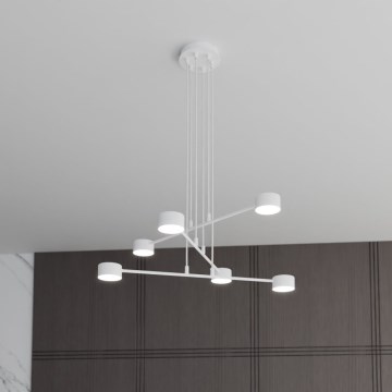 Luster na sajli MODUS 6xGX53/10W/230V bela