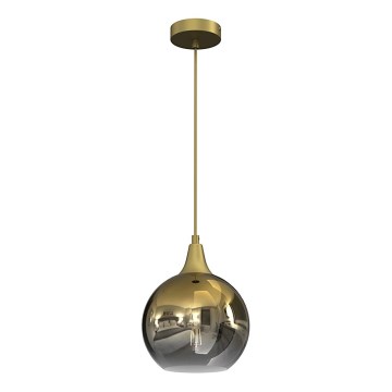 Luster na sajli MONTE 1xE27/60W/230V prečnik 20 cm zlatna