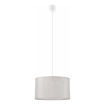 Luster na sajli MONTE 1xE27/60W/230V srebran