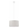 Luster na sajli MONTE 1xE27/60W/230V srebran