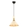 Luster na sajli MONZA 1xE27/40W/230V prečnik 25 cm krem/zlatna