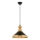 Luster na sajli MONZA 1xE27/40W/230V prečnik 30 cm crna/zlatna