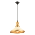 Luster na sajli MONZA 1xE27/40W/230V prečnik 30 cm krem/zlatan