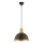 Luster na sajli MONZA 1xE27/40W/230V Ø 29 cm crna/brončana