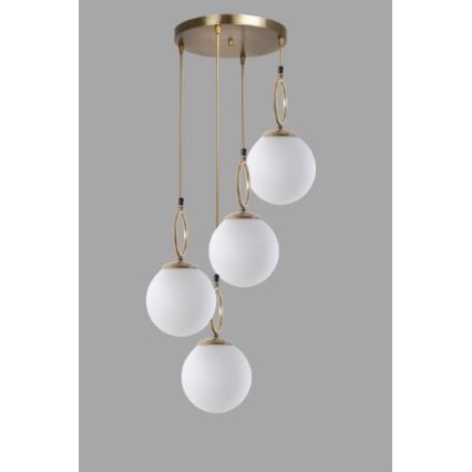 Luster na sajli MORINO 4xE27/60W/230V