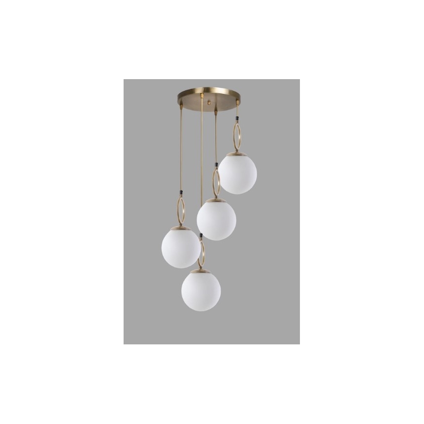 Luster na sajli MORINO 4xE27/60W/230V