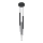 Luster na sajli MOSAIC 3xG9/12W/230V crna/sjajni hrom