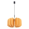 Luster na sajli MULA 1xE27/15W/230V, prečnik 45 cm, žute boje