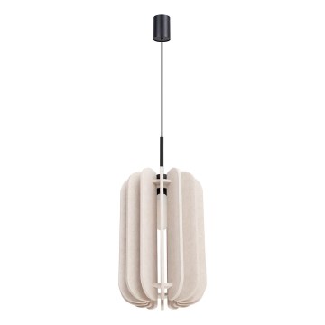 Luster na sajli MULA 1xE27/15W/230V Ø 27 cm krem