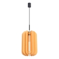 Luster na sajli MULA 1xE27/15W/230V Ø 27 cm žuti