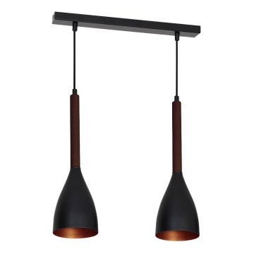 Luster na sajli MUZA 2xE27/60W/230V bukva