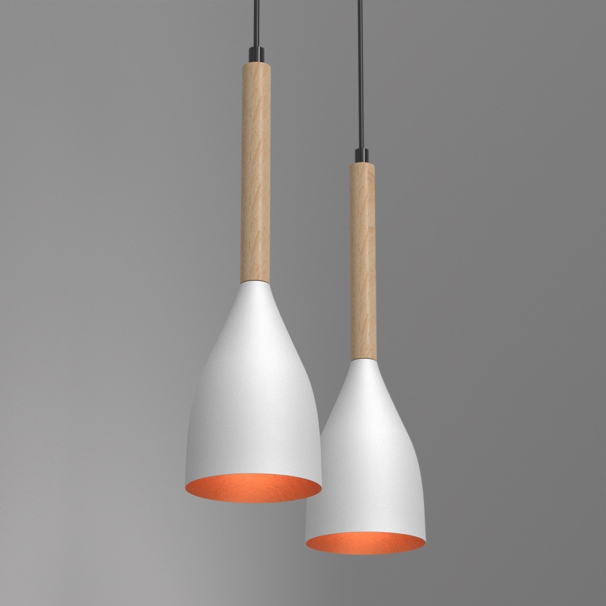 Luster na sajli MUZA 2xE27/60W/230V buk