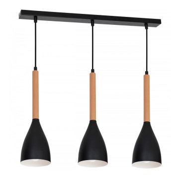 Luster na sajli MUZA 3xE27/60W/230V buk