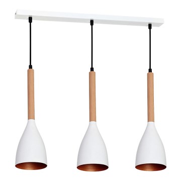 Luster na sajli MUZA 3xE27/60W/230V bukva