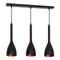 Luster na sajli MUZA 3xE27/60W/230V bukva
