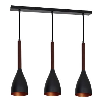 Luster na sajli MUZA 3xE27/60W/230V bukva