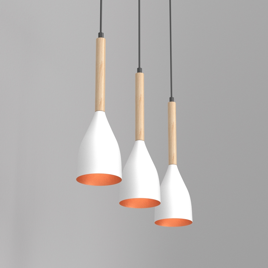 Luster na sajli MUZA 3xE27/60W/230V bukva