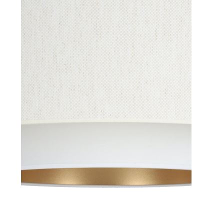 Luster na sajli NATIA 1xE27/60W/230V Ø 45 cm, beo