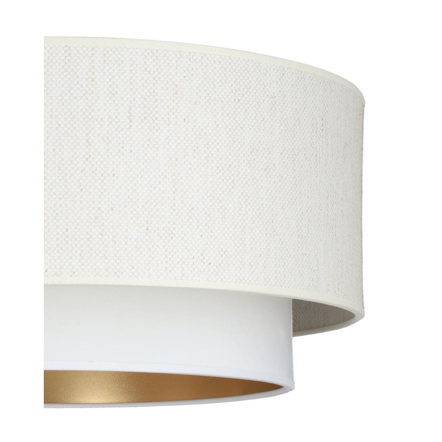 Luster na sajli NATIA 1xE27/60W/230V Ø 45 cm, beo
