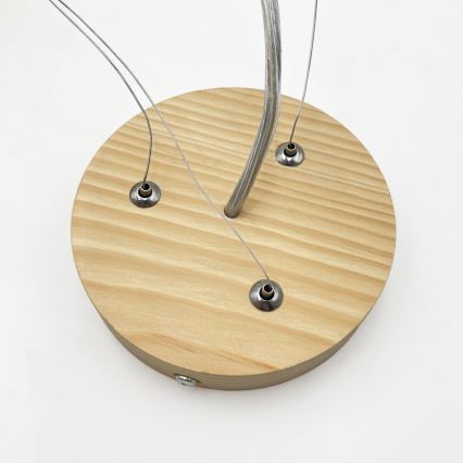 Luster na sajli NATURAL MODERN 3xE27/15W/230V prečnik 47,5 cm od borovine
