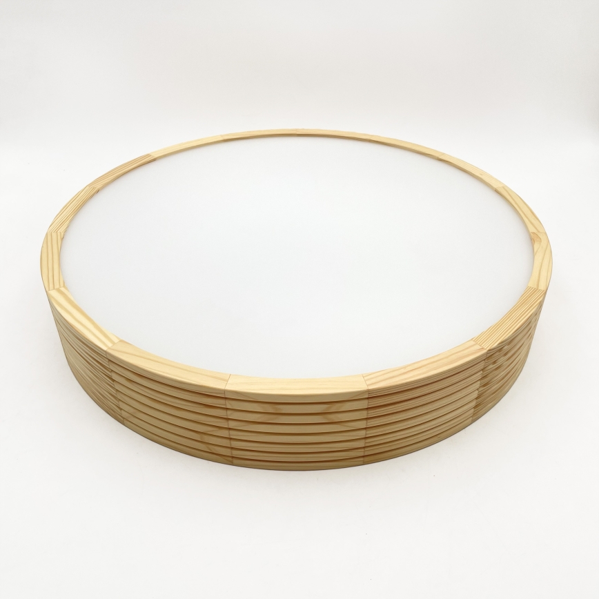 Luster na sajli NATURAL MODERN 3xE27/15W/230V prečnik 47,5 cm od borovine