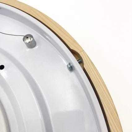 Luster na sajli NATURAL MODERN 3xE27/15W/230V prečnik 47,5 cm od borovine