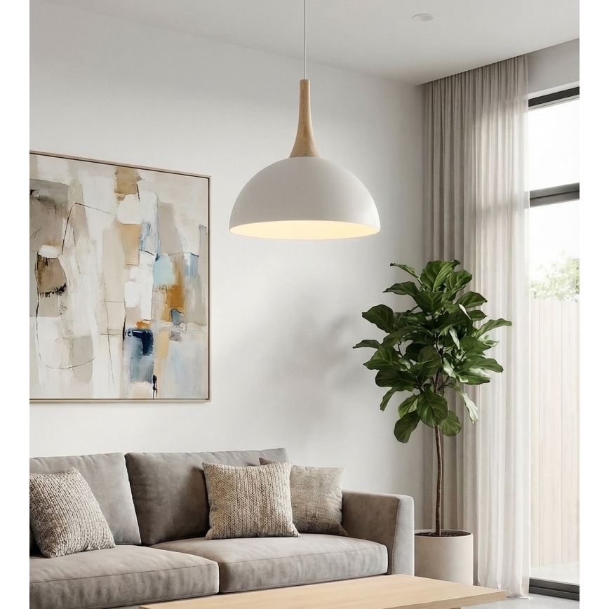 Luster na sajli NAUTICA 1xGX53/12W/230V bela