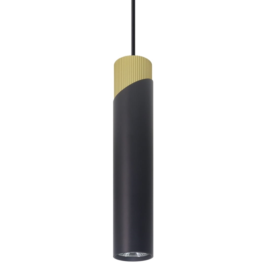 Luster na sajli NEO 1xGU10/8W/230V crna/zlatna